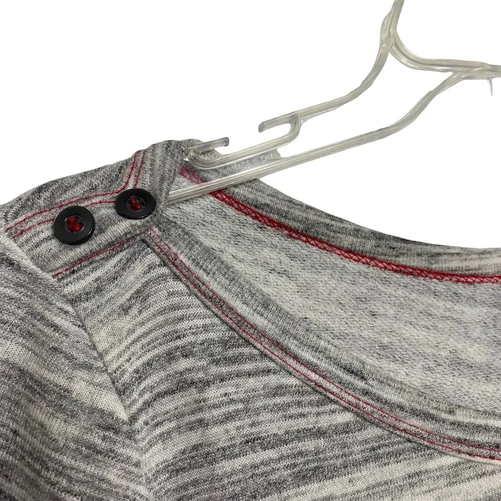 Anthropologie Left of Center Gray Marled Sweatshirt Dress S‎ (2615)